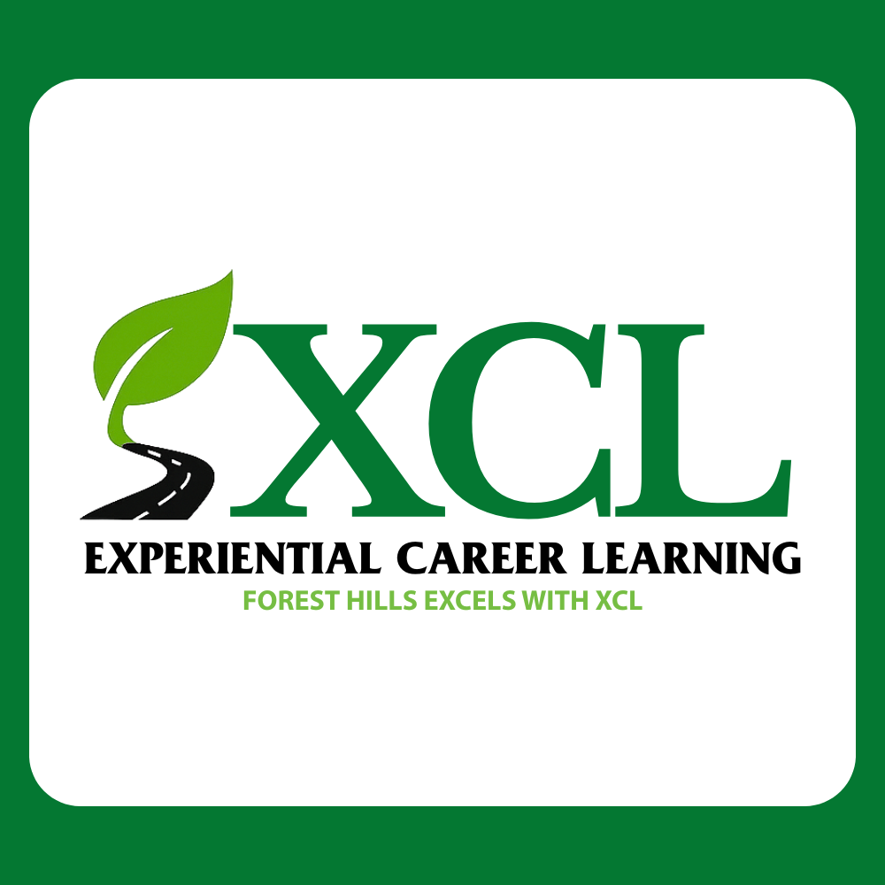 graphic with the XCL logo